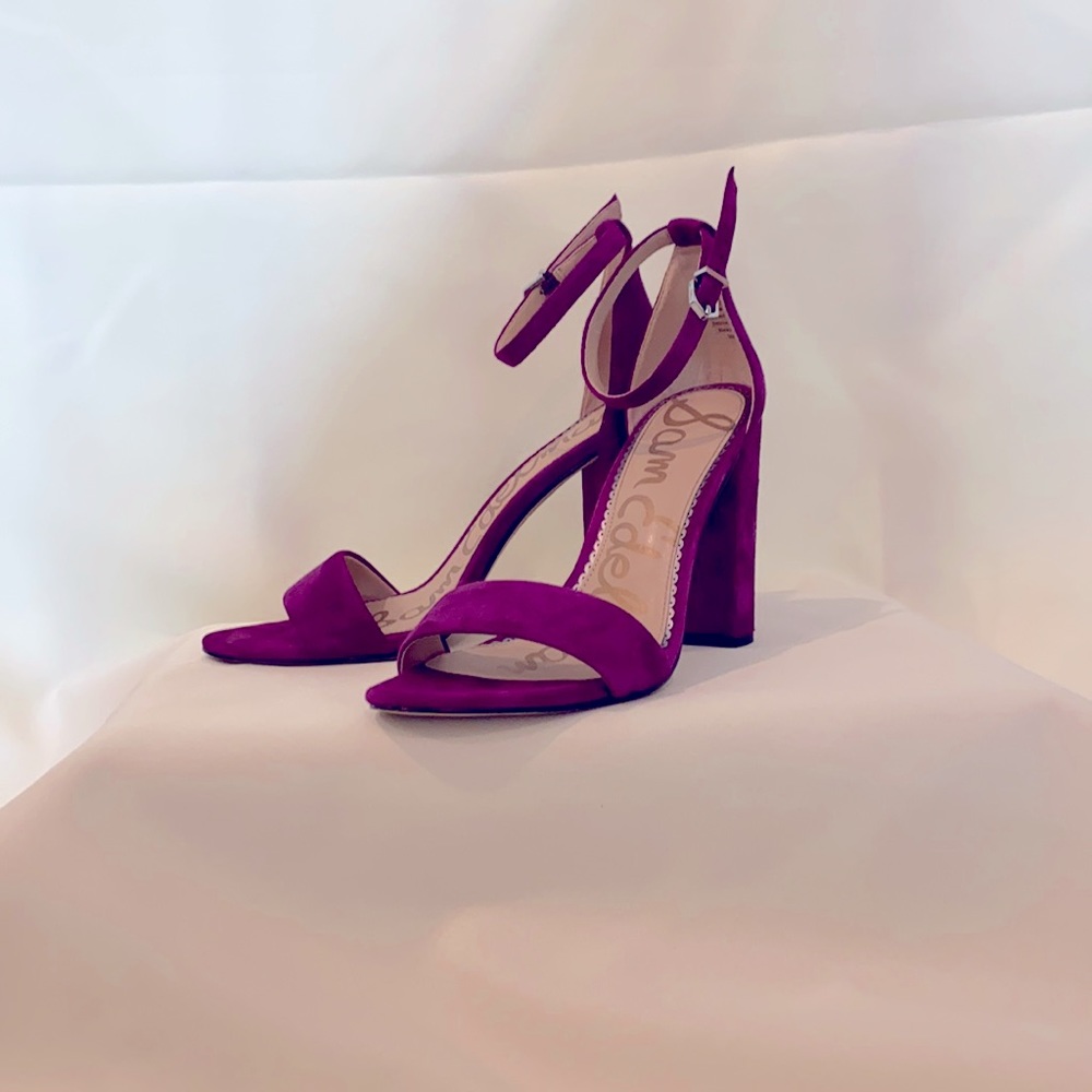 Suede plum Sam Edelman shoes